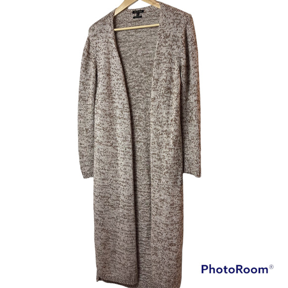 Massimo Dutti Sweaters - Massimo Dutti Women's Long Open-Front Knit Cardigan Sweater Size M